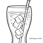 Malvorlage Softdrink Coke