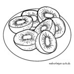 Malvorlage Kiwis