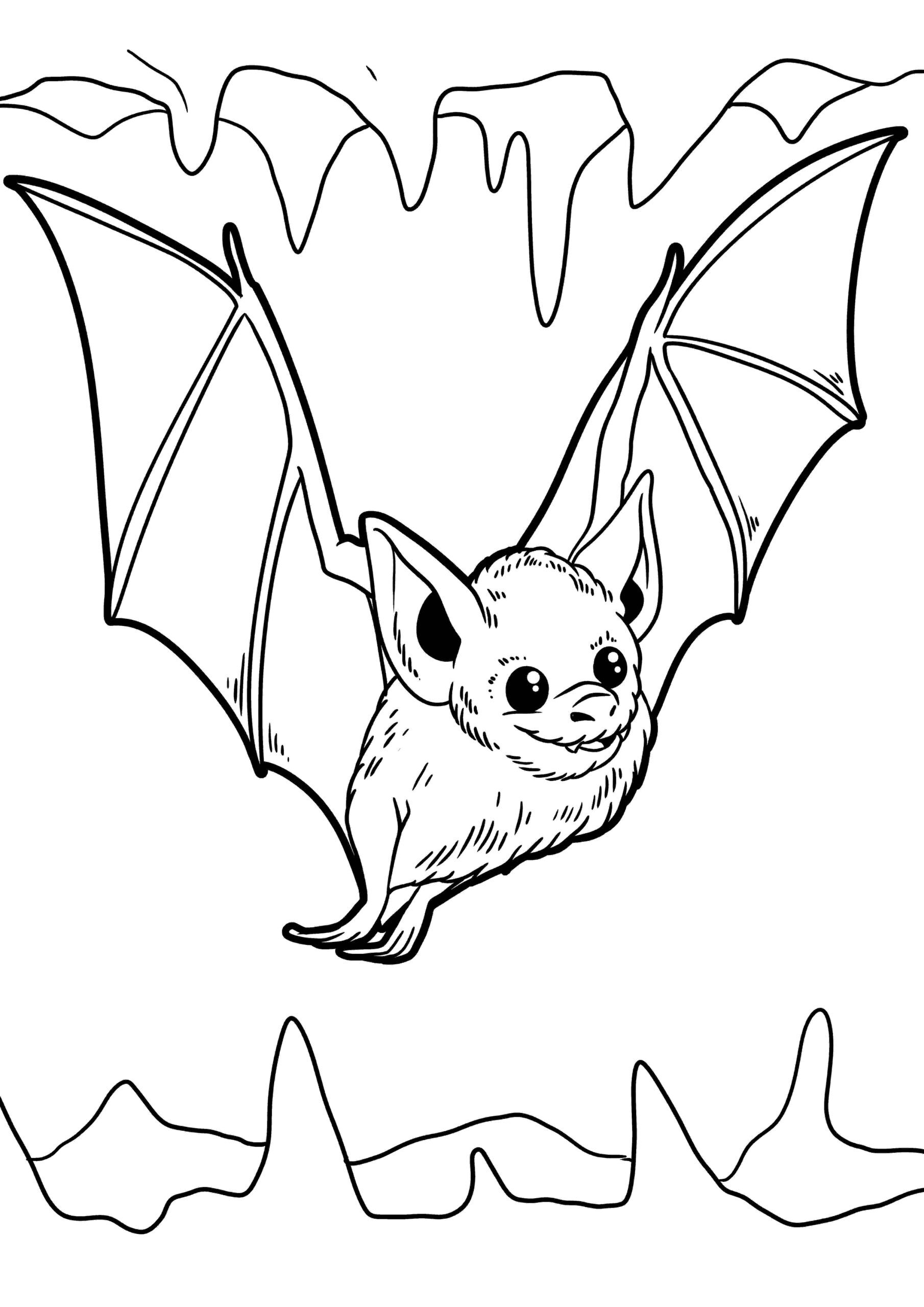 Malvorlage Fledermaus
