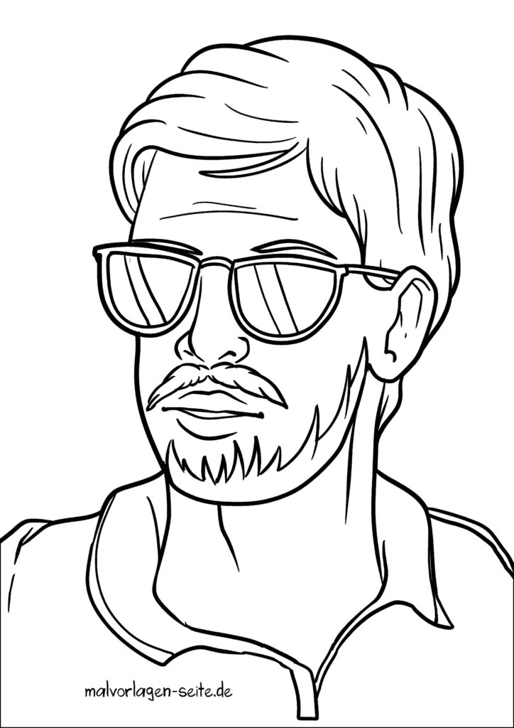  Foto zu Malvorlage Mann - Jetzt kostenlos herunterladen 