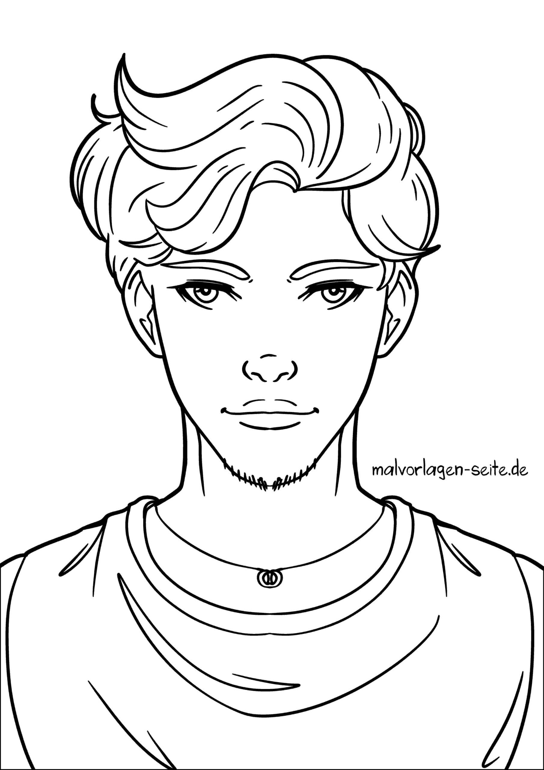Malvorlage Gesicht
