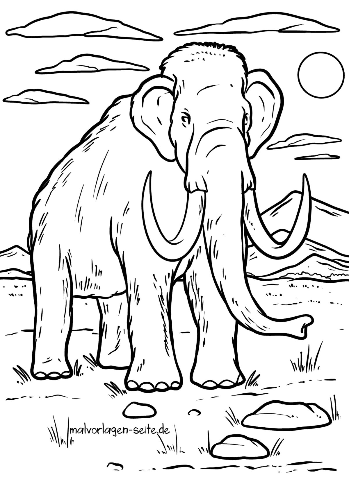  Ausmalbild kostenlos herunterladen Illustration 