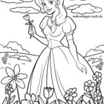 Malvorlage Prinzessin