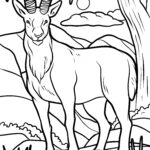Malvorlage Steinbock