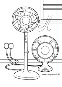Malvorlage Ventilatoren