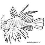 Malvorlage Feuerfisch