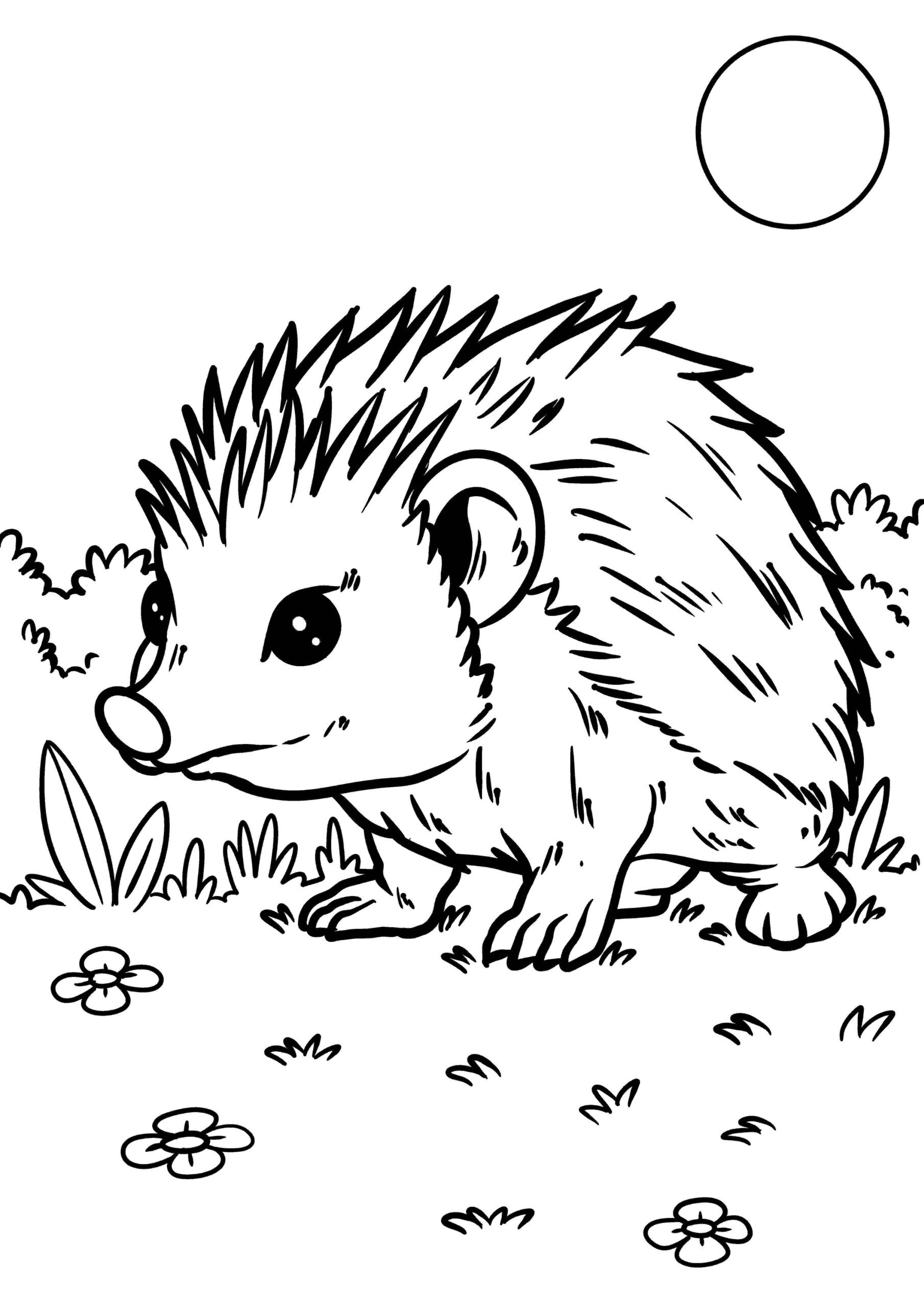 Malvorlage Igel