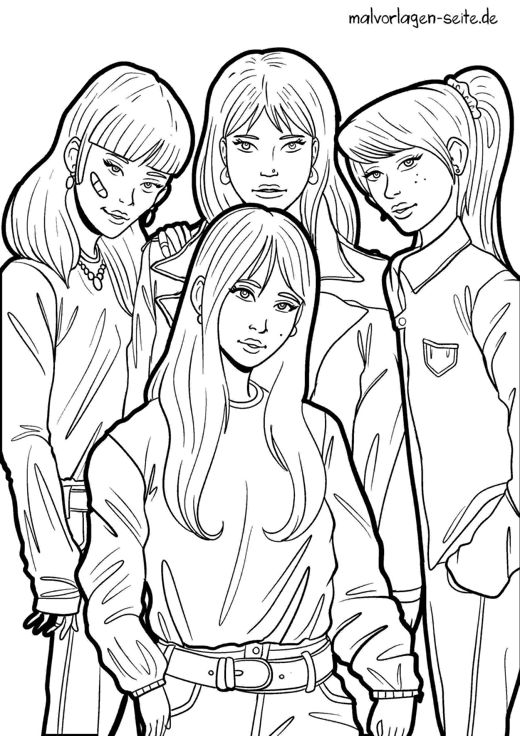 Malvorlage K-Pop
