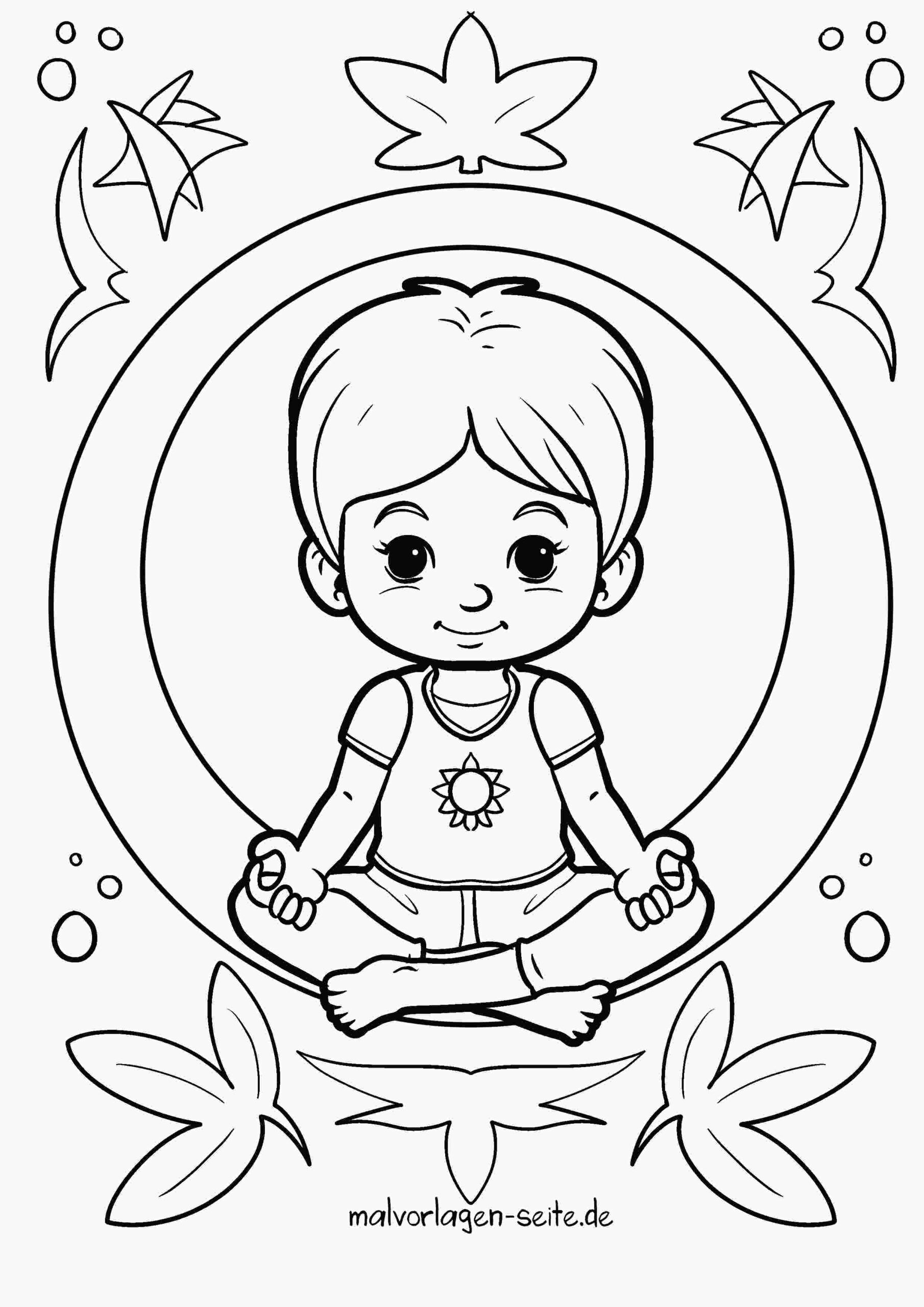 Malvorlage Yoga