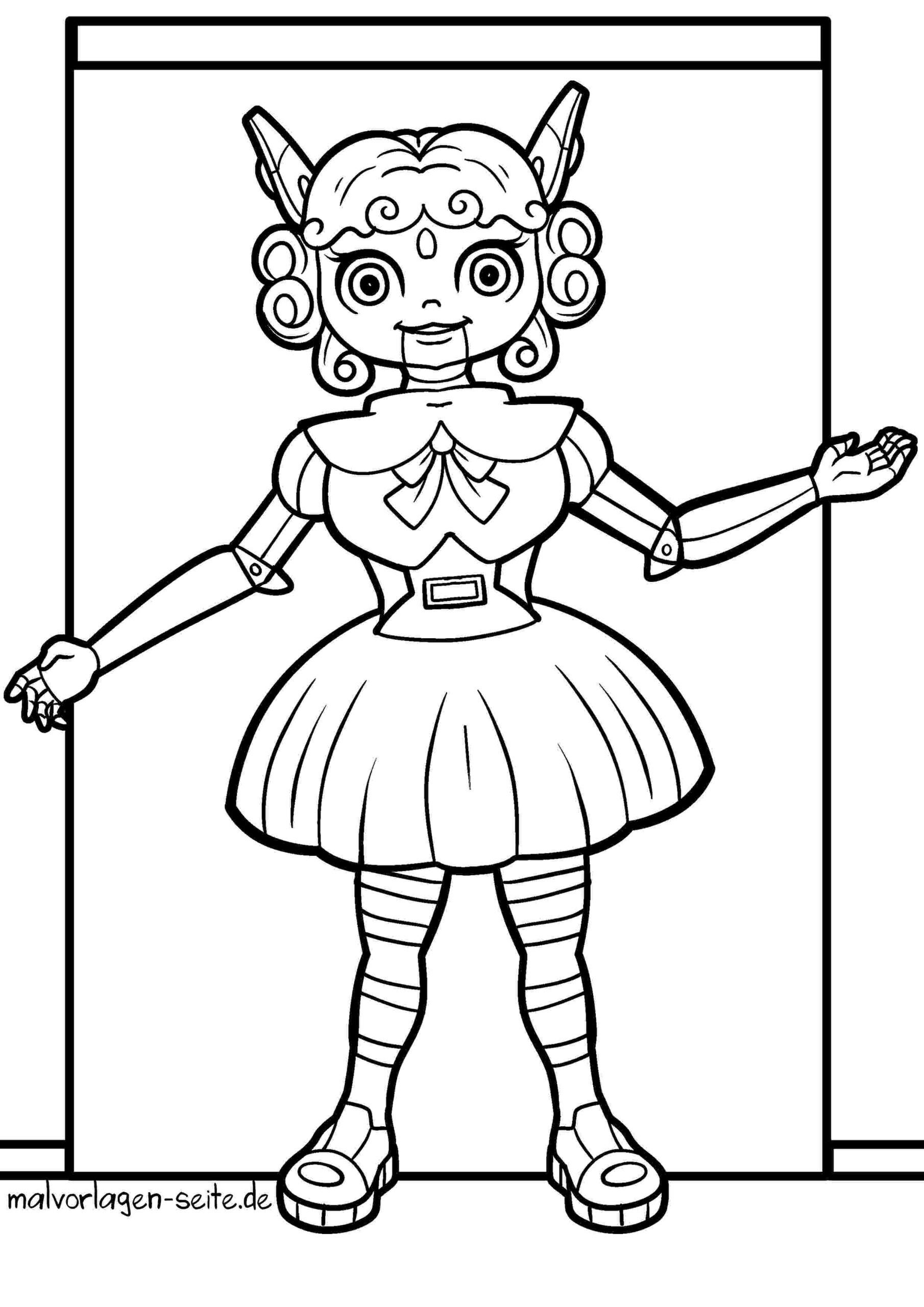 Malvorlage Roboter