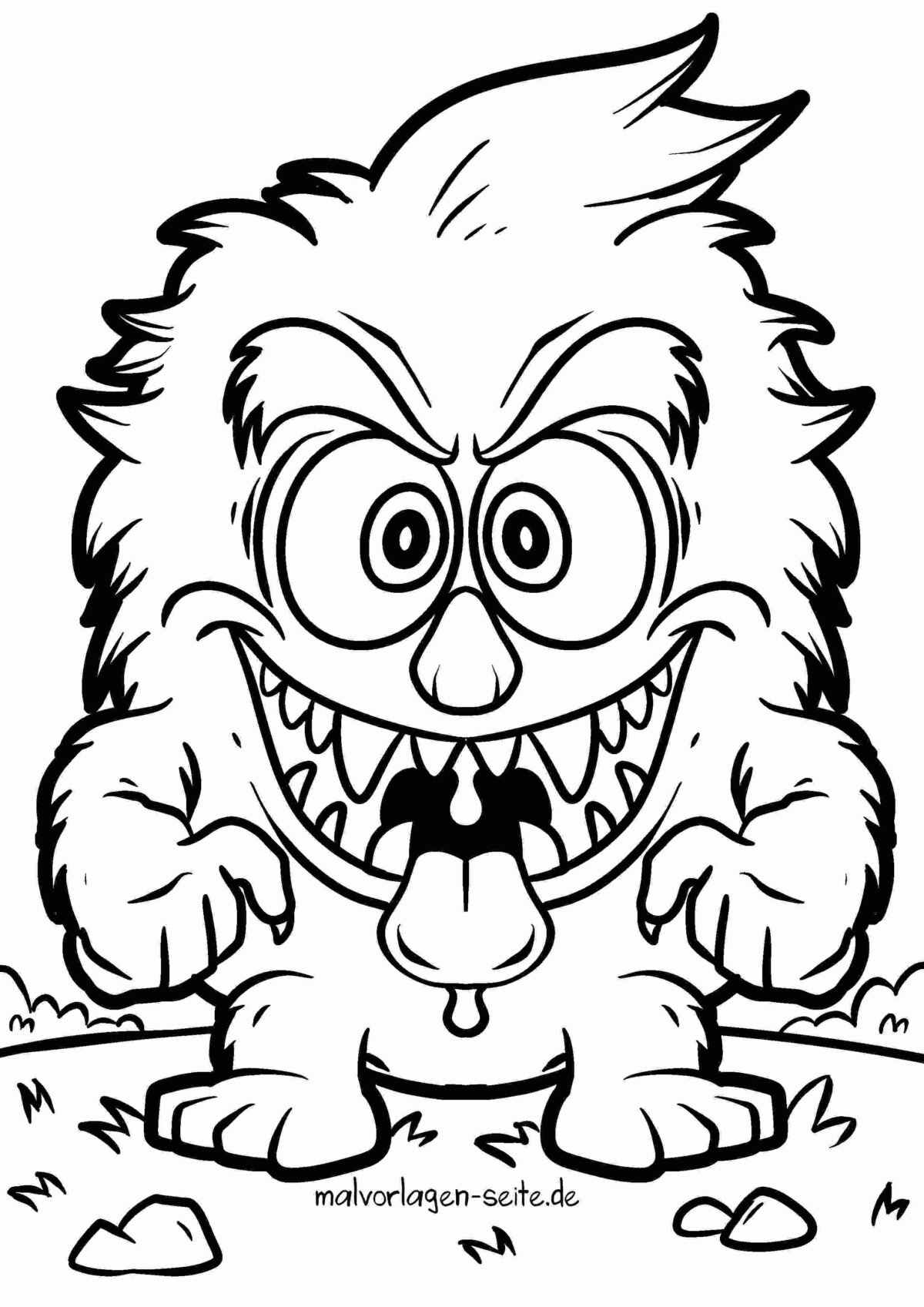 Malvorlage Monster