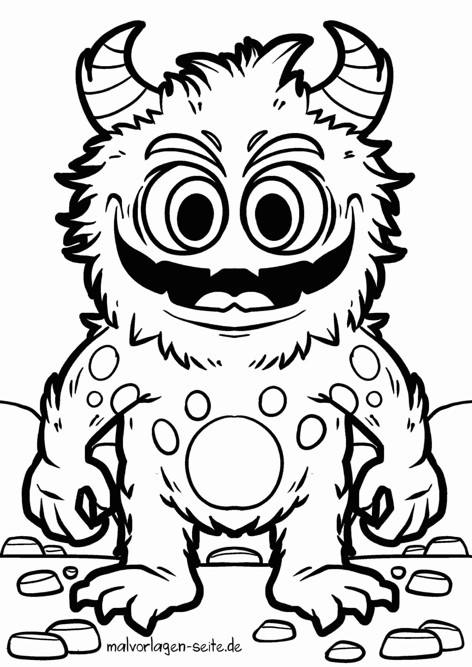 Malvorlage Monster
