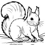 Malvorlage Eichhörnchen