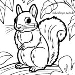 Malvorlage Eichhörnchen