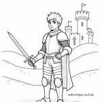 Malvorlage Ritter
