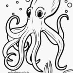 Malvorlage Krake