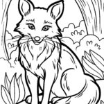 Malvorlage Fuchs