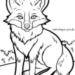 Malvorlage Fuchs