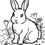 Malvorlage Hase