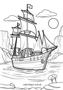 Malvorlagen Schiffe & Boote Malvorlagen Schiffe & Boote