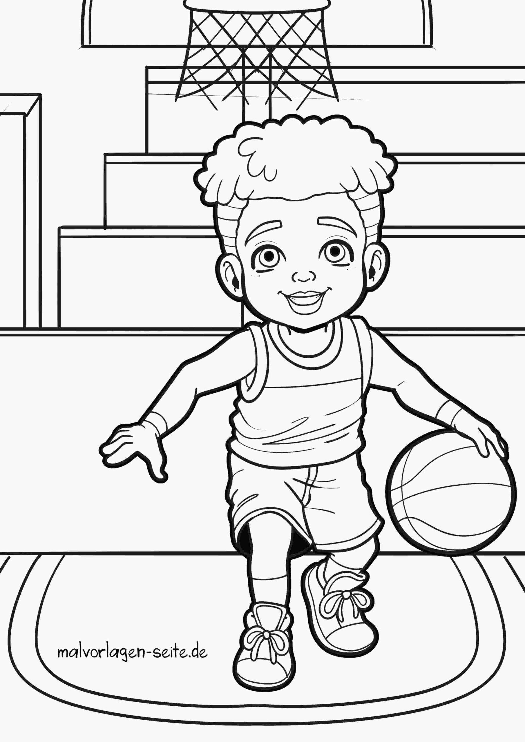 Malvorlage Basketball