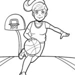 Malvorlage Basketball