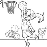 Malvorlage Basketball