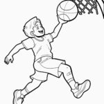 Malvorlage Basketball