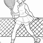 Malvorlage Tennis