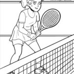 Malvorlage Tennis
