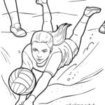 Malvorlage Volleyball