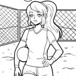 Malvorlage Volleyball