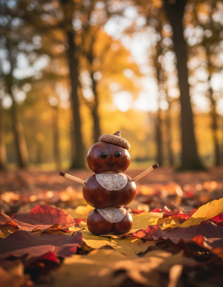 Kreatives Basteln im Herbst