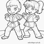 Malvorlage Judo Kinder Malvorlage Judo Kinder