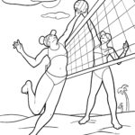 Malvorlage Volleyball