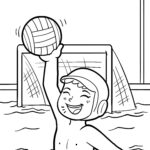 Malvorlage Wasserball