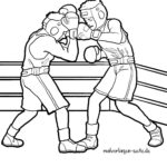 Ausmalbilder Boxen Malvorlage Boxen