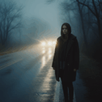 Dunkle Kleidung im Herbst