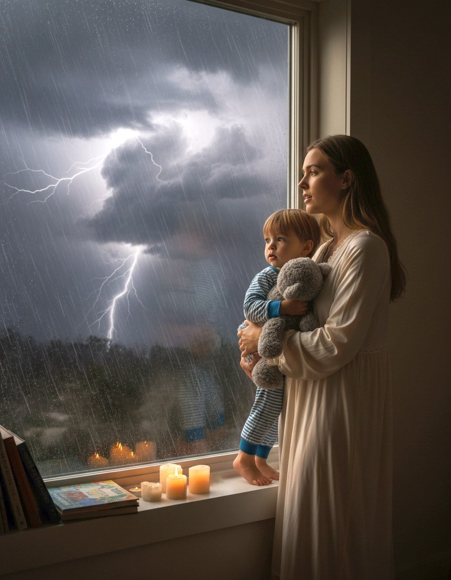 Kurzgeschichte für Kinder - Angst vor Gewitter