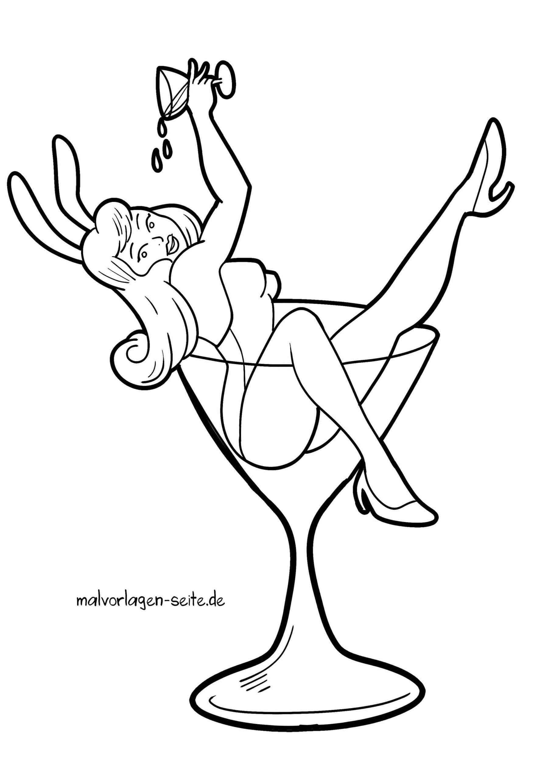 Malvorlage Burlesque