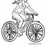Malvorlage Fahrrad fahren Malvorlage Fahrrad fahren