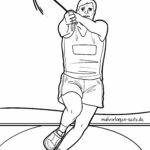 Malvorlage Hammerwerfen