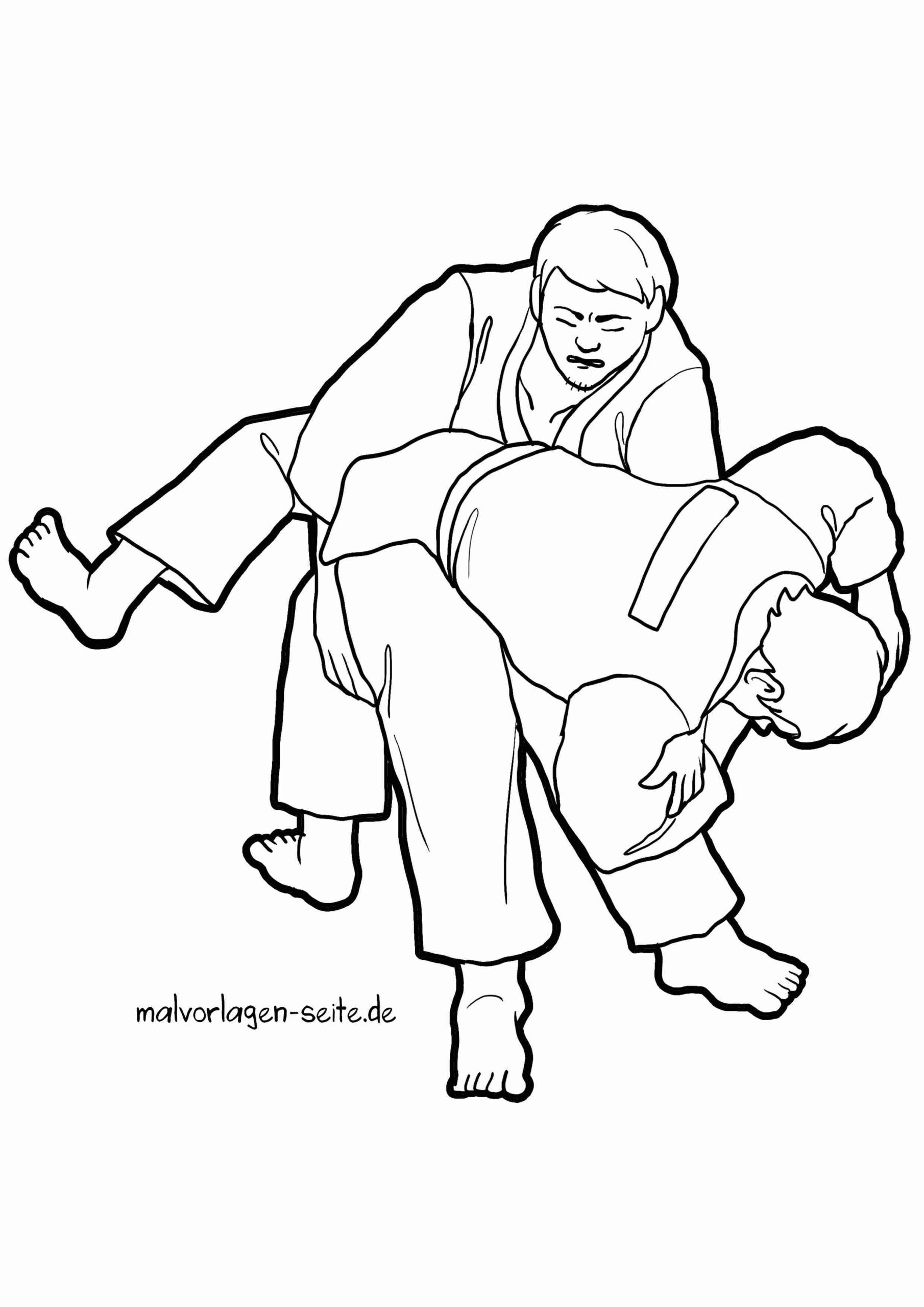 Malvorlage Selbstverteidigung
