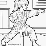Malvorlage Selbstverteidigung