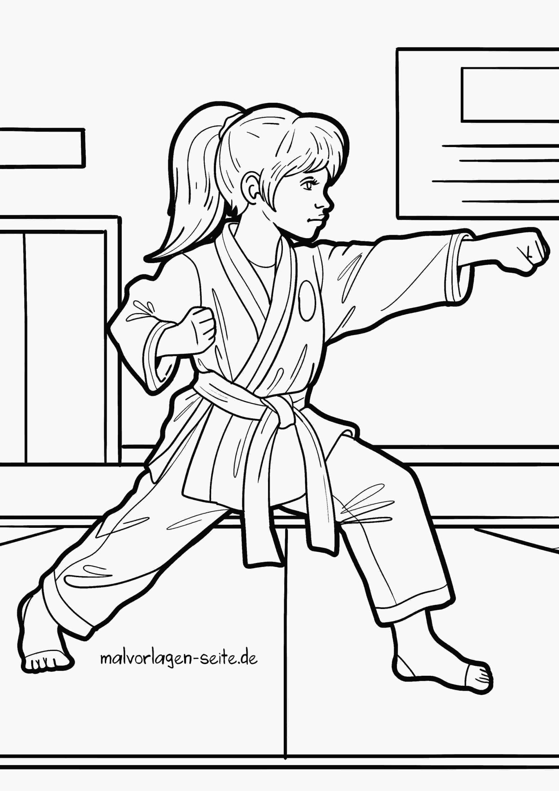 Malvorlage Selbstverteidigung