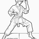 Malvorlage Selbstverteidigung