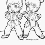 Malvorlage Selbstverteidigung