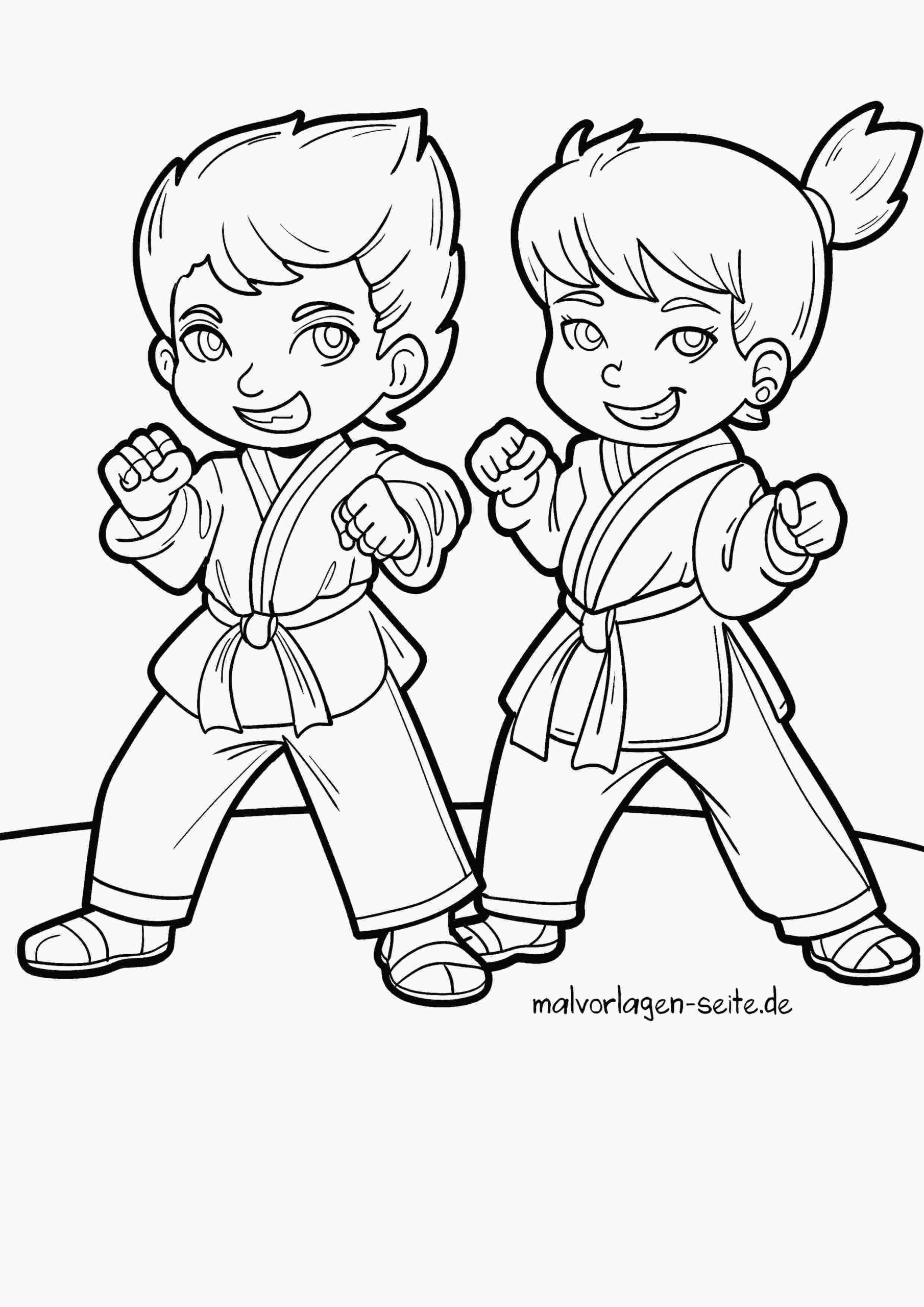 Malvorlage Selbstverteidigung