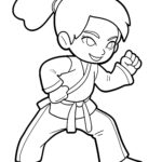 Malvorlage Selbstverteidigung