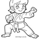 Malvorlage Selbstverteidigung